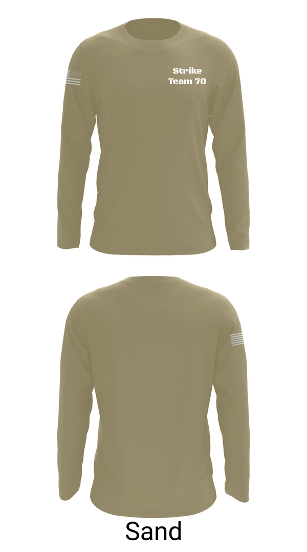 Long Sleeve Performance Shirt, Strike Team 70, , Teamtime, Team time, sublimation, custom sports apparel, team uniforms, spirit wear, spiritwear, sports uniforms, custom shirts, team store, custom team store, fundraiser sports, apparel fundraiser