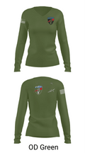 3-172 FiST 6765591 Women's Long Sleeve V-neck Shirt - 57