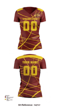 Enumclaw High School Volleyball 88836191 Women's Short Sleeve V-neck Shirt - 124