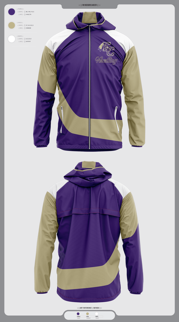 Windbreaker, East Coweta High School Wrestling, Wrestling, Teamtime, Team time, sublimation, custom sports apparel, team uniforms, spirit wear, spiritwear, sports uniforms, custom shirts, team store, custom team store, fundraiser sports, apparel fundraiser