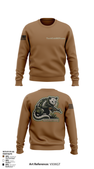 Crew Neck Sweatshirt, TactiCuhRGV.com, Police, Teamtime, Team time, sublimation, custom sports apparel, team uniforms, spirit wear, spiritwear, sports uniforms, custom shirts, team store, custom team store, fundraiser sports, apparel fundraiser