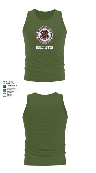 Tank Top, BOLC 187TH, Army, Teamtime, Team time, sublimation, custom sports apparel, team uniforms, spirit wear, spiritwear, sports uniforms, custom shirts, team store, custom team store, fundraiser sports, apparel fundraiser