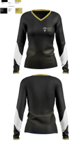Roland-Grise Middle School 4836591 Women's Long Sleeve V-neck Shirt - 1