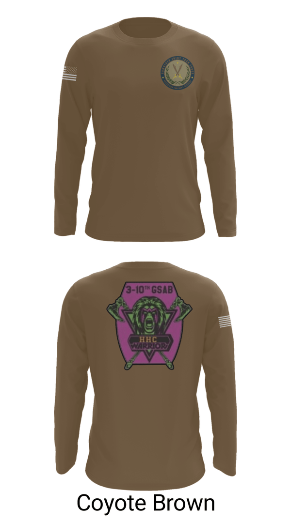 Long Sleeve Performance Shirt, 3-10 GSAB, Army, Teamtime, Team time, sublimation, custom sports apparel, team uniforms, spirit wear, spiritwear, sports uniforms, custom shirts, team store, custom team store, fundraiser sports, apparel fundraiser