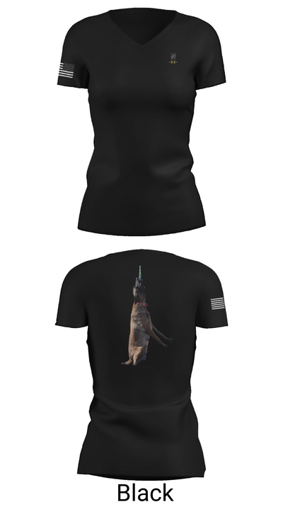 Mals K9 82782648 Women's Short Sleeve V-neck Shirt - 28