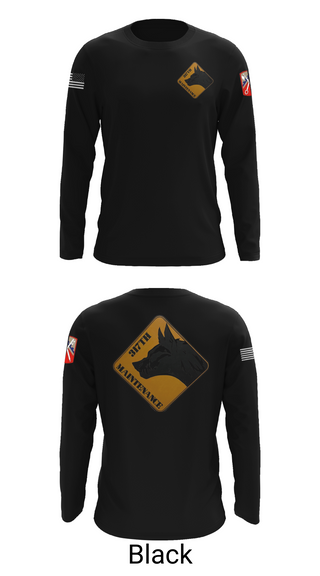 Long Sleeve Performance Shirt, 317th support maintenance company, Army, Teamtime, Team time, sublimation, custom sports apparel, team uniforms, spirit wear, spiritwear, sports uniforms, custom shirts, team store, custom team store, fundraiser sports, apparel fundraiser