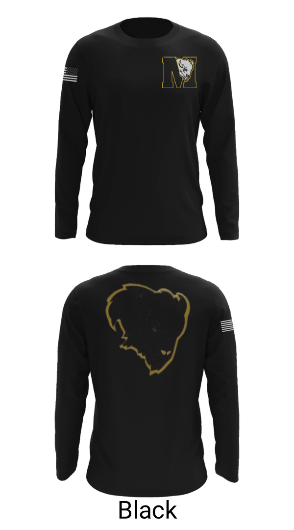 Long Sleeve Performance Shirt, McAlester Middle School Volleyball, Women's Volleyball, Teamtime, Team time, sublimation, custom sports apparel, team uniforms, spirit wear, spiritwear, sports uniforms, custom shirts, team store, custom team store, fundraiser sports, apparel fundraiser