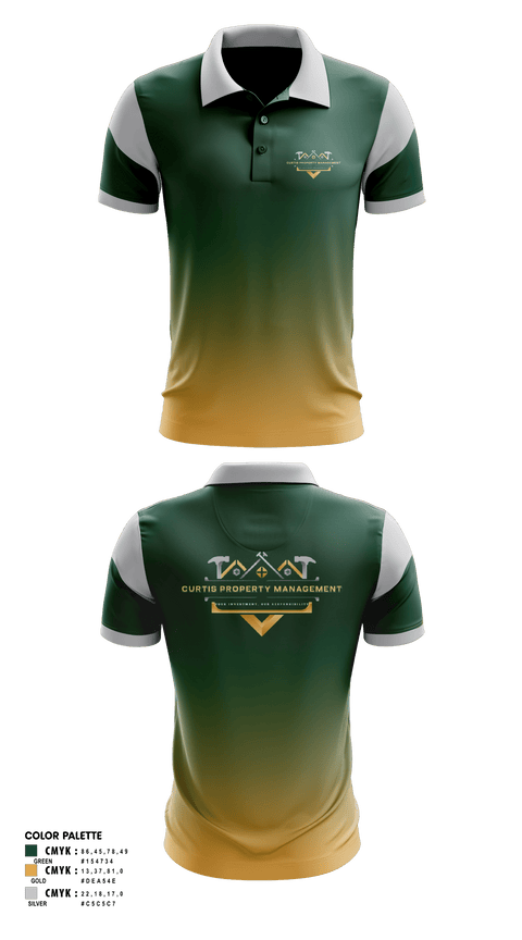 Short Sleeve Performance Polo, Curtis Property Management, , Teamtime, Team time, sublimation, custom sports apparel, team uniforms, spirit wear, spiritwear, sports uniforms, custom shirts, team store, custom team store, fundraiser sports, apparel fundraiser