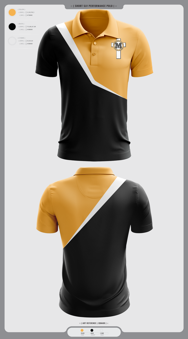 Short Sleeve Performance Polo, Montini Catholic School, Spirit Store, Teamtime, Team time, sublimation, custom sports apparel, team uniforms, spirit wear, spiritwear, sports uniforms, custom shirts, team store, custom team store, fundraiser sports, apparel fundraiser
