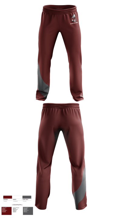 Tri-Valley Mustangs 67283872 Sweatpants - 1