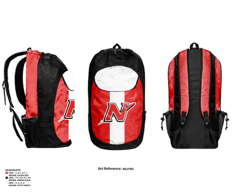 Gear Bag, Neenah High School Golf, Golf, Teamtime, Team time, sublimation, custom sports apparel, team uniforms, spirit wear, spiritwear, sports uniforms, custom shirts, team store, custom team store, fundraiser sports, apparel fundraiser
