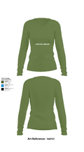 A/2135th GSAB “SMUGGLERS” 66831514 Women's Long Sleeve V-neck Shirt - 42