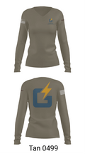 Georgia transformerGeorgia transformer 83211310 Women's Long Sleeve V-neck Shirt - 73