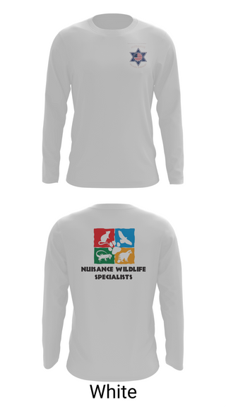 Long Sleeve Performance Shirt, Nuisance Wildlife Specialist, , Teamtime, Team time, sublimation, custom sports apparel, team uniforms, spirit wear, spiritwear, sports uniforms, custom shirts, team store, custom team store, fundraiser sports, apparel fundraiser