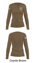 Criminal Investigations Division 46108809 Women's Long Sleeve V-neck Shirt - 10