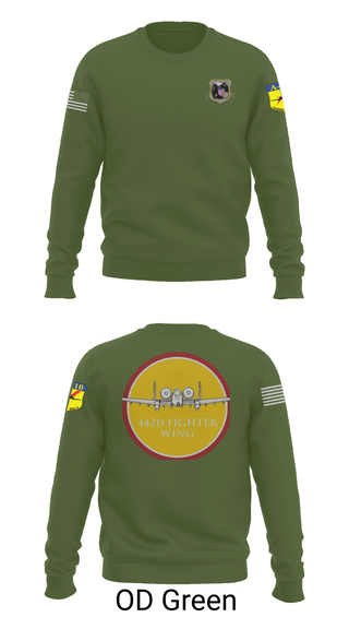 Crew Neck Sweatshirt, 442D FW, , Teamtime, Team time, sublimation, custom sports apparel, team uniforms, spirit wear, spiritwear, sports uniforms, custom shirts, team store, custom team store, fundraiser sports, apparel fundraiser