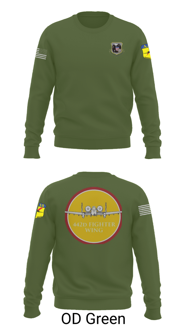 Crew Neck Sweatshirt, 442D FW, , Teamtime, Team time, sublimation, custom sports apparel, team uniforms, spirit wear, spiritwear, sports uniforms, custom shirts, team store, custom team store, fundraiser sports, apparel fundraiser