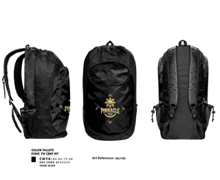 Gear Bag, Pinnacle Martial Arts, , Teamtime, Team time, sublimation, custom sports apparel, team uniforms, spirit wear, spiritwear, sports uniforms, custom shirts, team store, custom team store, fundraiser sports, apparel fundraiser