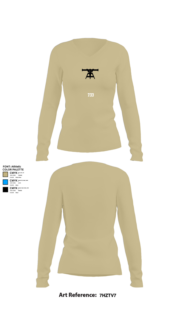 Womens Long Sleeve Vneck Shirt, 733, Navy, Teamtime, Team time, sublimation, custom sports apparel, team uniforms, spirit wear, spiritwear, sports uniforms, custom shirts, team store, custom team store, fundraiser sports, apparel fundraiser