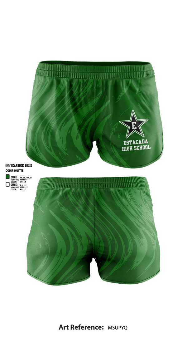 Womens Shorts, Estacada High School Swimming, Swimming, Teamtime, Team time, sublimation, custom sports apparel, team uniforms, spirit wear, spiritwear, sports uniforms, custom shirts, team store, custom team store, fundraiser sports, apparel fundraiser