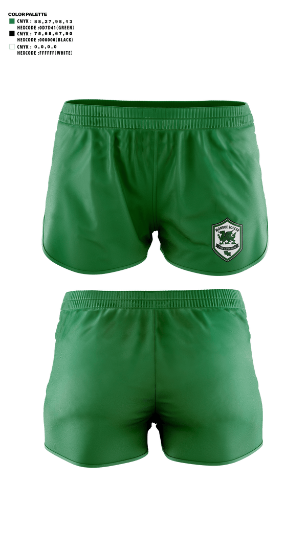 Mens Soccer Shorts, William Monroe High School Soccer, Women's Soccer, Teamtime, Team time, sublimation, custom sports apparel, team uniforms, spirit wear, spiritwear, sports uniforms, custom shirts, team store, custom team store, fundraiser sports, apparel fundraiser
