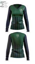 St Patrick Irish 17627212 Women's Long Sleeve V-neck Shirt - 41