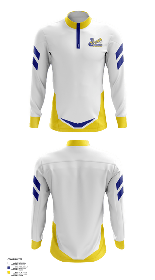 Quarter Zip Jacket, Johnsonburg Area Senior High School Band, Spirit Store, Teamtime, Team time, sublimation, custom sports apparel, team uniforms, spirit wear, spiritwear, sports uniforms, custom shirts, team store, custom team store, fundraiser sports, apparel fundraiser