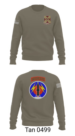 Crew Neck Sweatshirt, 4/9 Field Artillery 56 Command (Pershing), Army, Teamtime, Team time, sublimation, custom sports apparel, team uniforms, spirit wear, spiritwear, sports uniforms, custom shirts, team store, custom team store, fundraiser sports, apparel fundraiser