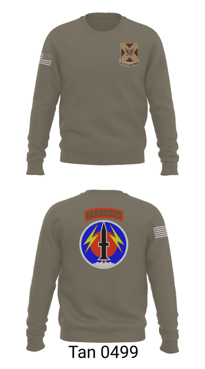4/9 Field Artillery 56 Command (Pershing) 34975025 Crew Neck Sweatshirt - 65