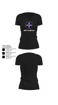 909th HR Company 6800651 Women's Short Sleeve V-neck Shirt - 24