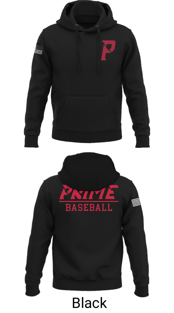 Hoodie, Prime Baseball, Baseball, Teamtime, Team time, sublimation, custom sports apparel, team uniforms, spirit wear, spiritwear, sports uniforms, custom shirts, team store, custom team store, fundraiser sports, apparel fundraiser