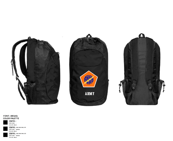 Gear Bag, 98th Expeditionary Signal Battalion, Army, Teamtime, Team time, sublimation, custom sports apparel, team uniforms, spirit wear, spiritwear, sports uniforms, custom shirts, team store, custom team store, fundraiser sports, apparel fundraiser
