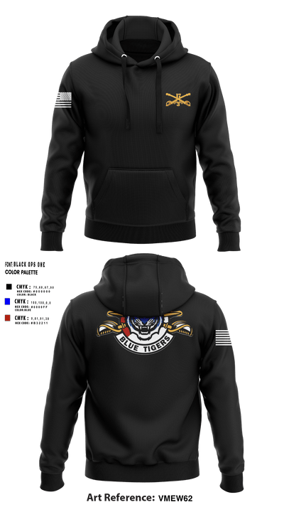 Delta Troop 3-17 CAV 34890879 Hoodie - 20