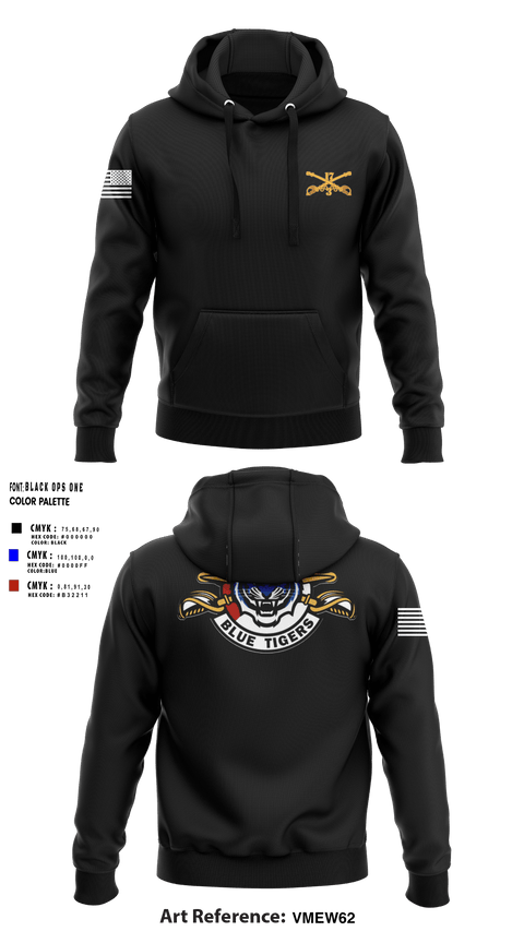 Hoodie, Delta Troop 3-17 CAV, , Teamtime, Team time, sublimation, custom sports apparel, team uniforms, spirit wear, spiritwear, sports uniforms, custom shirts, team store, custom team store, fundraiser sports, apparel fundraiser