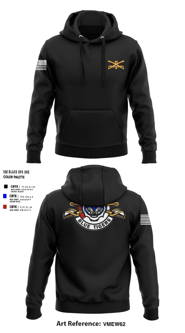 Hoodie, Delta Troop 3-17 CAV, , Teamtime, Team time, sublimation, custom sports apparel, team uniforms, spirit wear, spiritwear, sports uniforms, custom shirts, team store, custom team store, fundraiser sports, apparel fundraiser