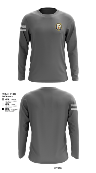 Long Sleeve Performance Shirt, Tabb NJROTC, Navy, Teamtime, Team time, sublimation, custom sports apparel, team uniforms, spirit wear, spiritwear, sports uniforms, custom shirts, team store, custom team store, fundraiser sports, apparel fundraiser