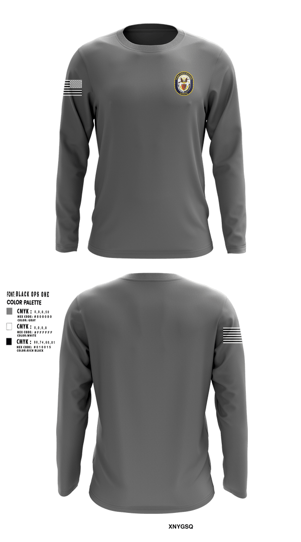Long Sleeve Performance Shirt, Tabb NJROTC, Navy, Teamtime, Team time, sublimation, custom sports apparel, team uniforms, spirit wear, spiritwear, sports uniforms, custom shirts, team store, custom team store, fundraiser sports, apparel fundraiser