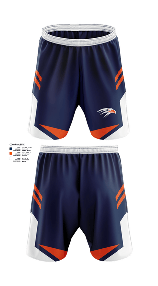Athletic Shorts With Pockets, HAWKS, , Teamtime, Team time, sublimation, custom sports apparel, team uniforms, spirit wear, spiritwear, sports uniforms, custom shirts, team store, custom team store, fundraiser sports, apparel fundraiser