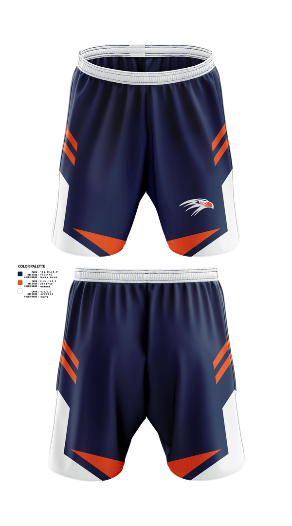 Athletic Shorts With Pockets, HAWKS, , Teamtime, Team time, sublimation, custom sports apparel, team uniforms, spirit wear, spiritwear, sports uniforms, custom shirts, team store, custom team store, fundraiser sports, apparel fundraiser