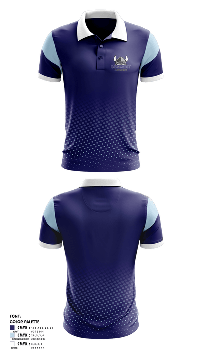 Oakmont High School Aquatics 60428011 Short Sleeve Performance Polo - 1