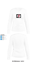 Fallbrook Pop Warner Football League 2743978 Women's Long Sleeve V-neck Shirt - 15