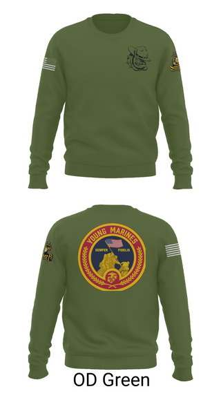 Crew Neck Sweatshirt, Rogue Valley, Marines, Teamtime, Team time, sublimation, custom sports apparel, team uniforms, spirit wear, spiritwear, sports uniforms, custom shirts, team store, custom team store, fundraiser sports, apparel fundraiser