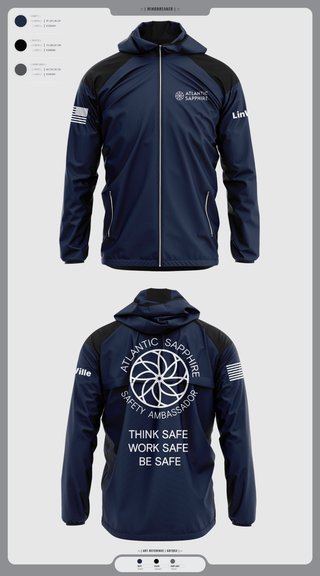 Windbreaker, LinVille, Navy, Teamtime, Team time, sublimation, custom sports apparel, team uniforms, spirit wear, spiritwear, sports uniforms, custom shirts, team store, custom team store, fundraiser sports, apparel fundraiser