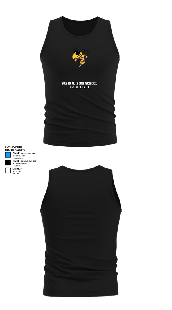 Tank Top, Sabinal High School Basketball, Men's Basketball, Teamtime, Team time, sublimation, custom sports apparel, team uniforms, spirit wear, spiritwear, sports uniforms, custom shirts, team store, custom team store, fundraiser sports, apparel fundraiser