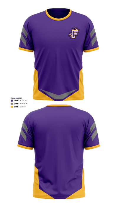 Franklinton High School Golf 24963873 Short Sleeve Performance Shirt - 40
