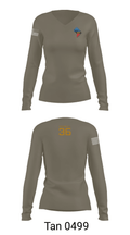 Rescue Engine 56DCFD RTC407 9148046 Women's Long Sleeve V-neck Shirt - 77