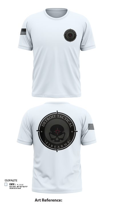 Detroit Tactical Firearms 87119150 Short Sleeve Performance Shirt - 52