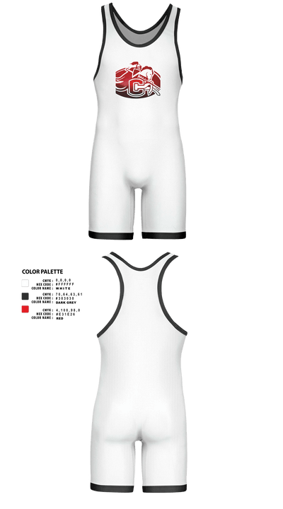 Chariton Chargers 42515262 Wrestling Singlet - 40
