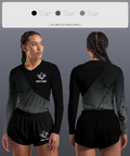 GHOST 22985727 Women's Long Sleeve V-neck Shirt - 2