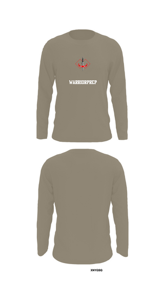 Long Sleeve Performance Shirt, WarriorPrep, Navy, Teamtime, Team time, sublimation, custom sports apparel, team uniforms, spirit wear, spiritwear, sports uniforms, custom shirts, team store, custom team store, fundraiser sports, apparel fundraiser